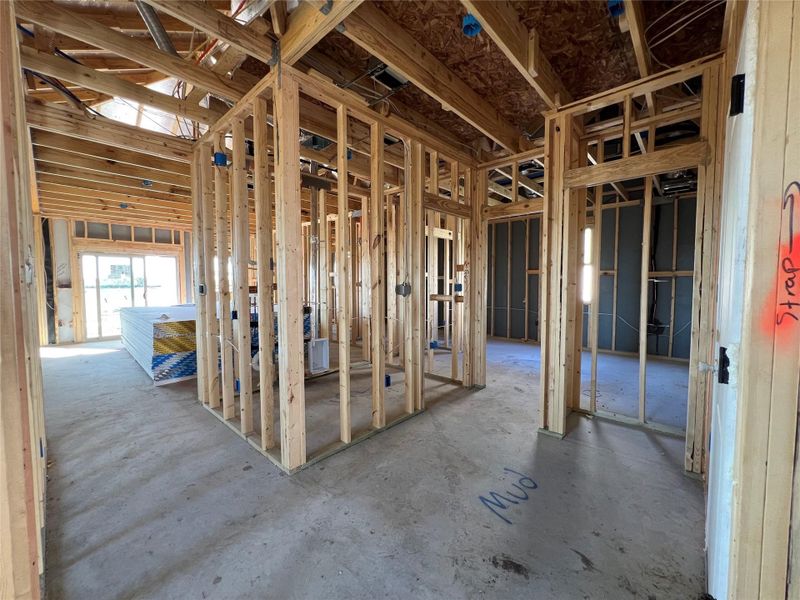 In-progress construction of a new home in Rolling Glen, Hutto, TX (Image 20). In-progress construction of a new home in Rolling Glen, Hutto, TX (Image 20).