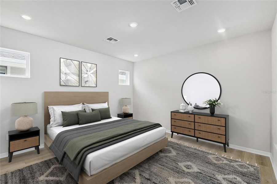 Furnished interior view inside a new home in Weslyn Park in Sunbridge 34', St. Cloud (Image 15).