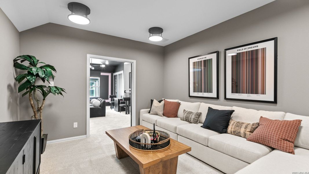 Furnished interior view inside a new home in Stream Waters, Seguin (Image 6). Furnished interior view inside a new home in Stream Waters, Seguin (Image 6).