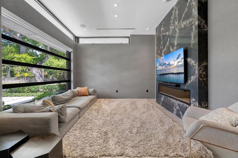 Furnished interior view inside a new home in , Miami Shores (Image 12). Furnished interior view inside a new home in , Miami Shores (Image 12).