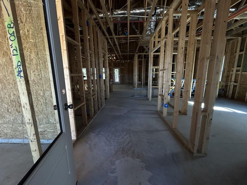 In-progress construction of a new home in Tea Farm: Presidents Series, Ravenel, SC (Image 25).