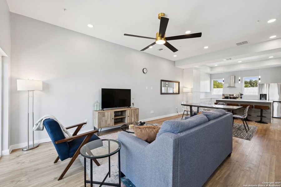 Furnished interior view inside a new home in , San Antonio (Image 8).