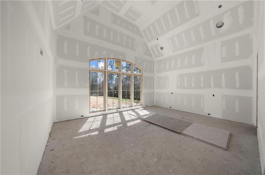 In-progress construction of a new home in , Canton, GA (Image 24).