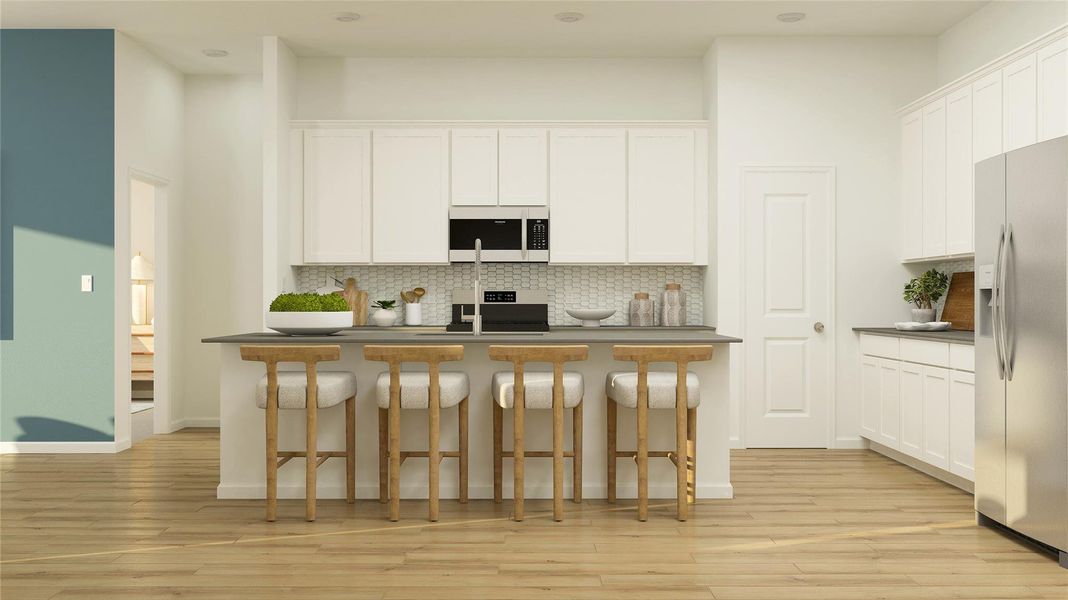 Furnished interior view inside a new home in Samara, League City (Image 12). Furnished interior view inside a new home in Samara, League City (Image 12).