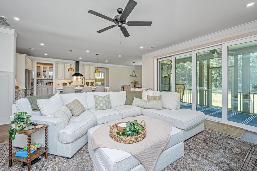 Furnished interior view inside a new home in , Awendaw (Image 28).