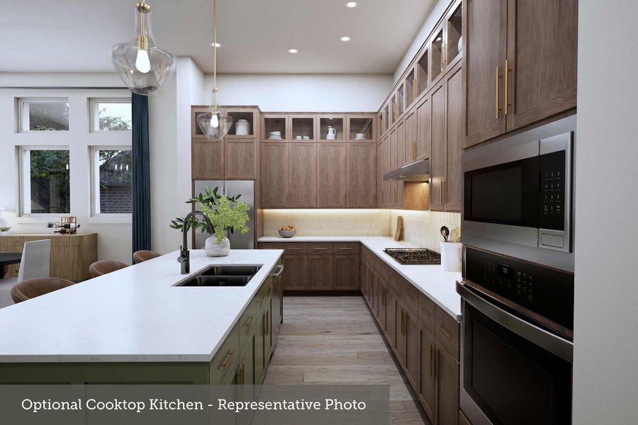Furnished interior view inside a new home in Kresston - Enclave Collection, Montgomery (Image 6).