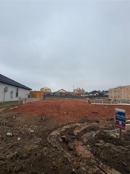 Site preparation for new homesites in Lexington Heights 50', Willis (Image 5).