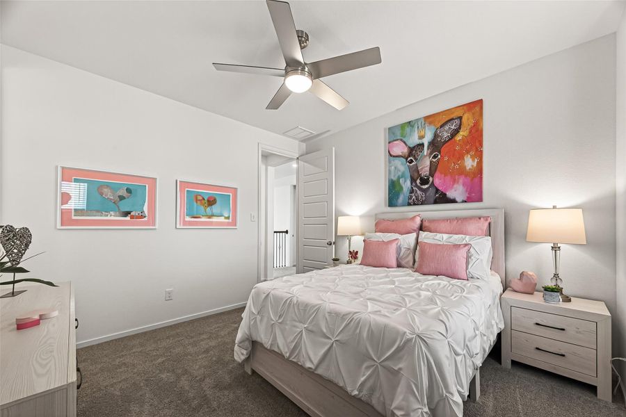 Furnished interior view inside a new home in Rates starting as low as, Iowa Colony (Image 38).