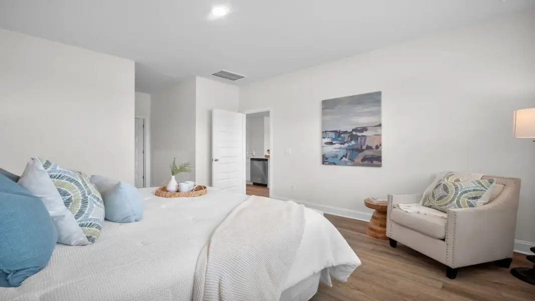 Furnished interior view inside a new home in The Retreat at East Argent, Ridgeland (Image 14).