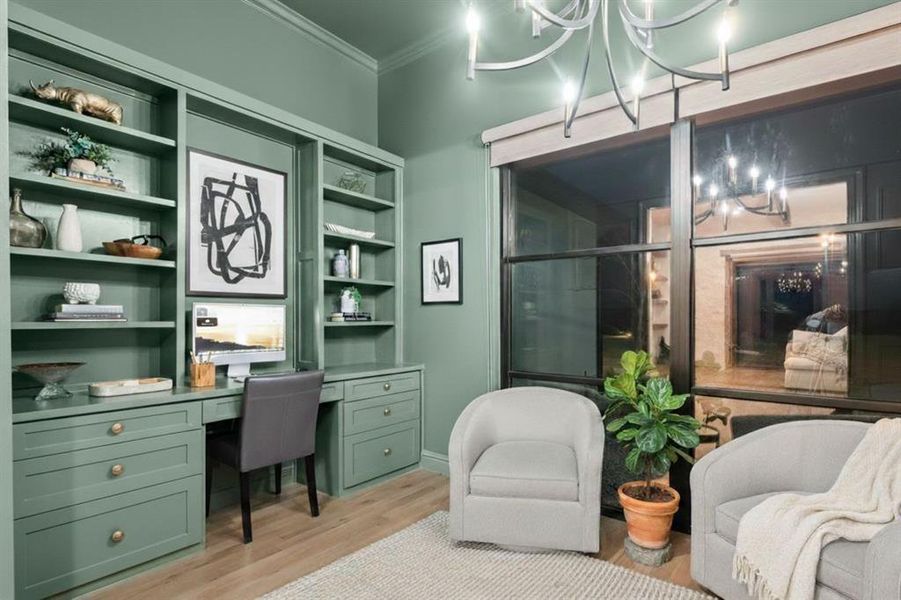 Furnished interior view inside a new home in , Krum (Image 6). Furnished interior view inside a new home in , Krum (Image 6).