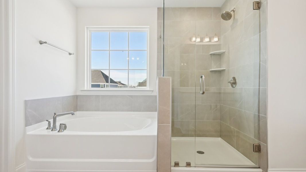 Representative furnished interior of a home built from the Norris by DRB Homes in Blake Pond, Lillington (Image 43).