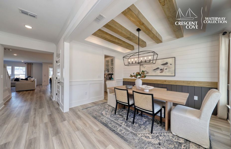 Representative furnished interior of a home built from the Vanderbilt - Waterway Collection by Pulte Homes in Crescent Cove, Myrtle Beach (Image 32).