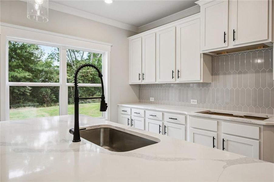 Furnished interior view inside a new home in Rosewood Lake Estates, Hoschton (Image 8).