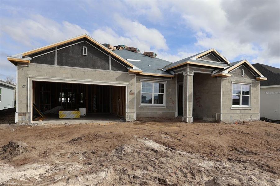 In-progress construction of a new home in Ravencliffe, Oviedo, FL (Image 9).