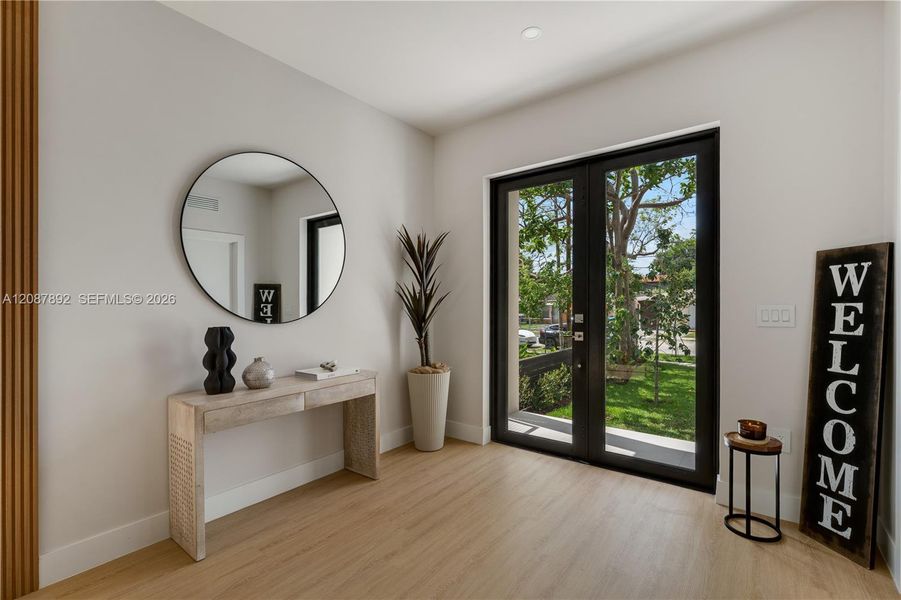Furnished interior view inside a new home in , Miami (Image 16).