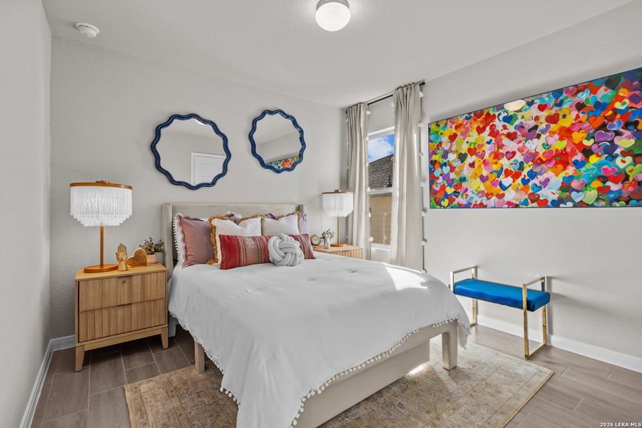 Furnished interior view inside a new home in Hunters Ranch, San Antonio (Image 18).