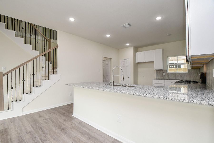 Furnished interior view inside a new home in , Houston (Image 9). Furnished interior view inside a new home in , Houston (Image 9).