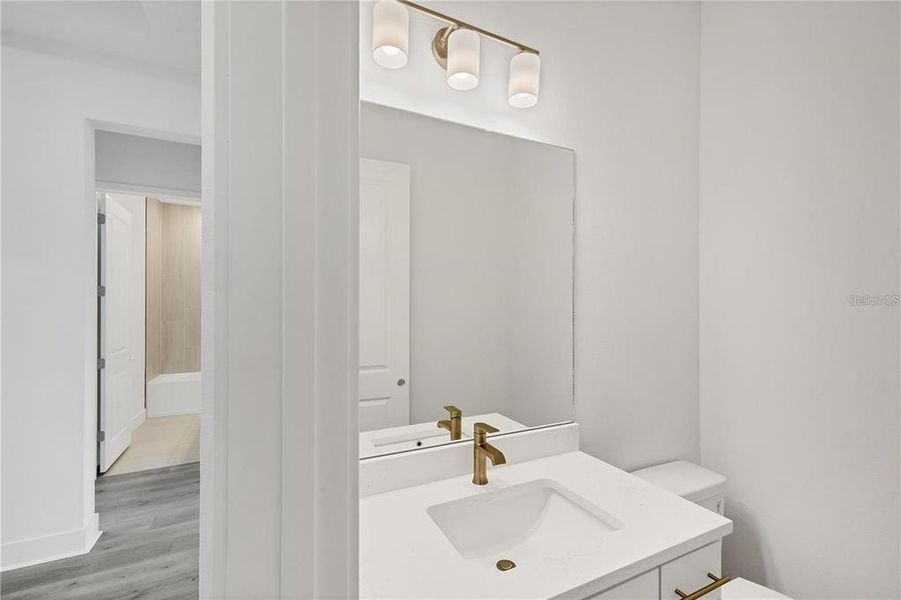 Furnished interior view inside a new home in Gracewater at Sarasota, Sarasota (Image 13).