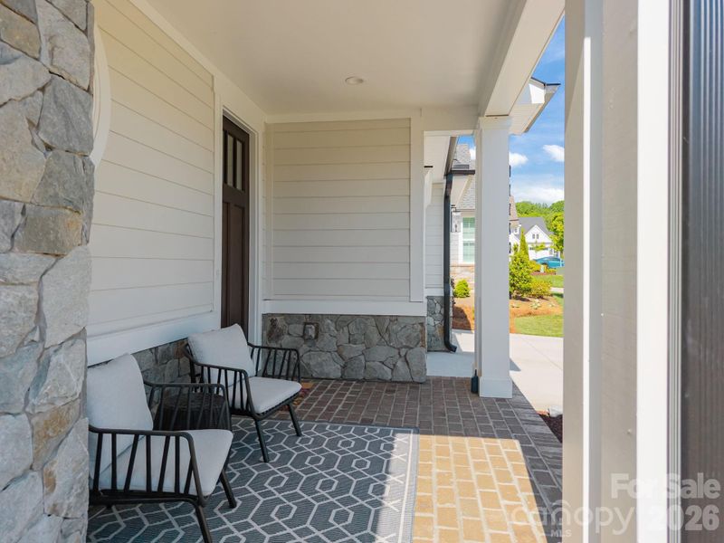 Plenty of room to sit and overlook the pocket park