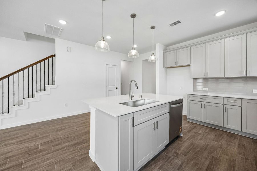 Furnished interior view inside a new home in Mavera, Conroe (Image 14).