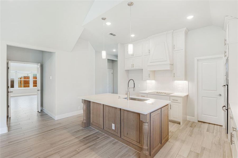 Furnished interior view inside a new home in Hayes Crossing, Midlothian (Image 6).