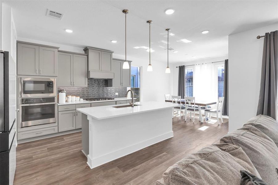 Furnished interior view inside a new home in Garden Collection at Union Park, Little Elm (Image 12).