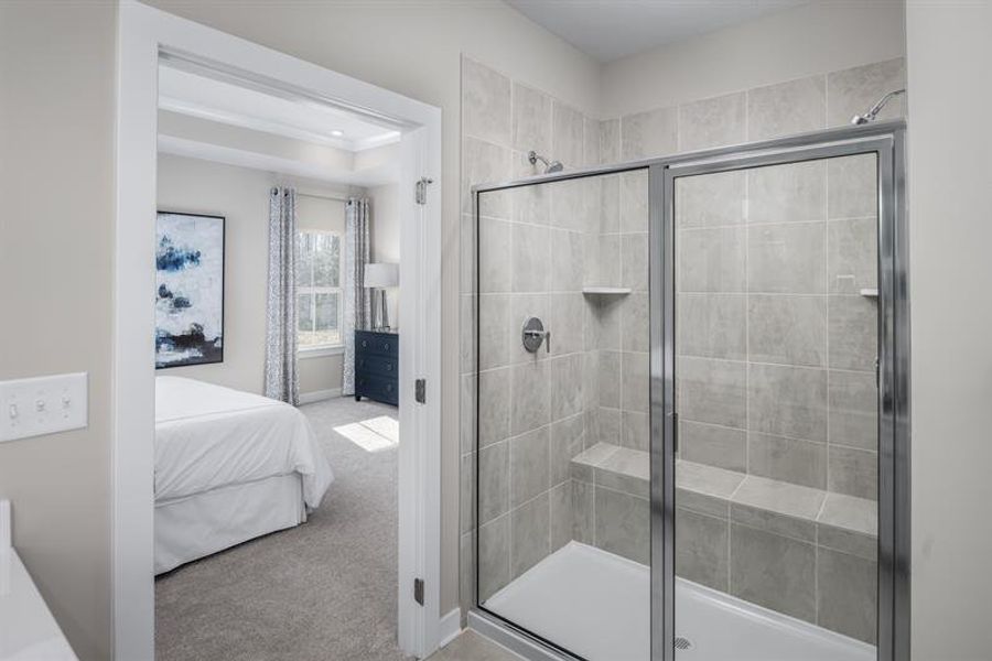 Representative furnished interior of a home built from the Palladio Ranch by Ryan Homes in Everly Estates, Spartanburg (Image 6).