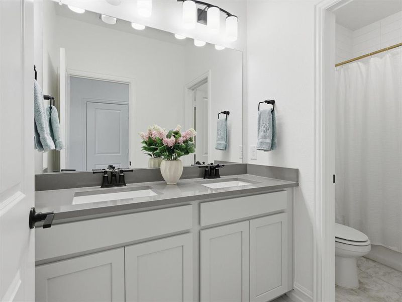 Furnished interior view inside a new home in , McKinney (Image 18).