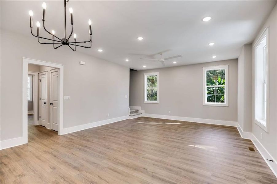 Spacious, unfurnished interior of a new home in , Bowdon (Image 15).