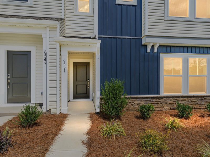 Exterior details and patio area of a home in Westwood Reserve, Charlotte (Image 25). Exterior details and patio area of a home in Westwood Reserve, Charlotte (Image 25).