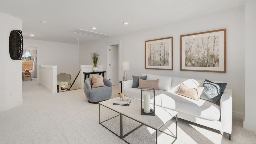 Furnished interior view inside a new home in Mulberry Estates, Simpsonville (Image 14).
