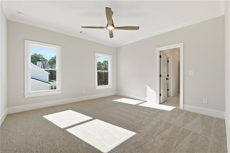 Spacious, unfurnished interior of a new home in , Marietta (Image 29).