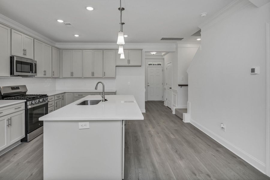 Furnished interior view inside a new home in Lake Carolina Townhomes, Columbia (Image 17).