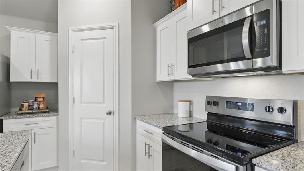 Furnished interior view inside a new home in Lonestar at Liberty Trails, Fort Worth (Image 20).