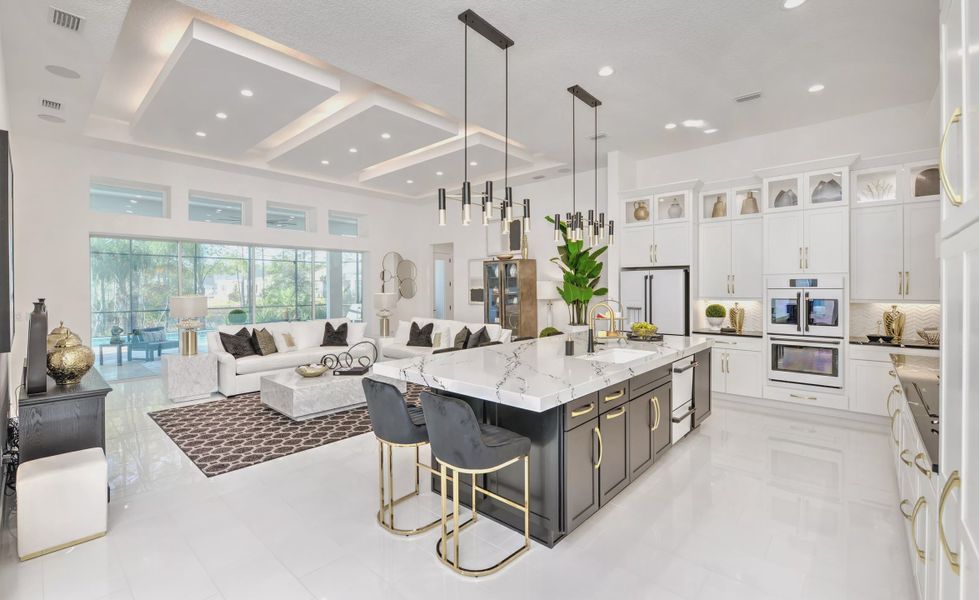 Furnished interior view inside a new home in Woodhaven, Port Orange (Image 17).