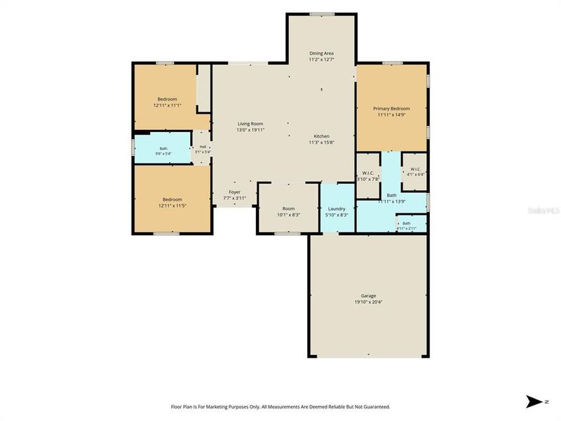2D floor plan layout of this home in , Citrus Springs, FL (Image 5). 2D floor plan layout of this home in , Citrus Springs, FL (Image 5).