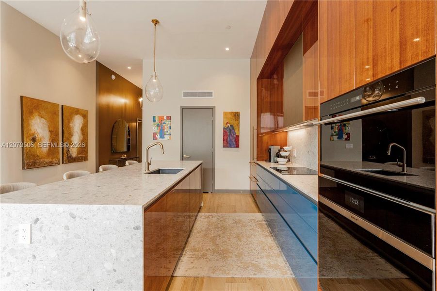 Furnished interior view inside a new home in , Miami (Image 18).