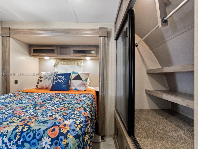 Furnished interior view inside a new home in , Key Largo (Image 28).