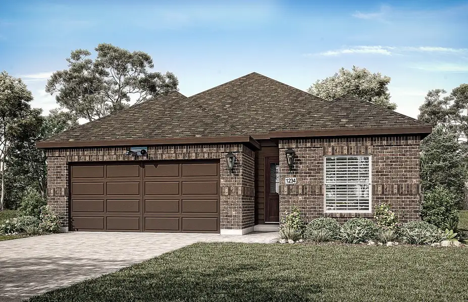 Representative exterior photo of a completed home built from the Milan by Ladera Texas in Ladera Little Elm, Little Elm, TX (Image 2). Representative exterior photo of a completed home built from the Milan by Ladera Texas in Ladera Little Elm, Little Elm, TX (Image 2).