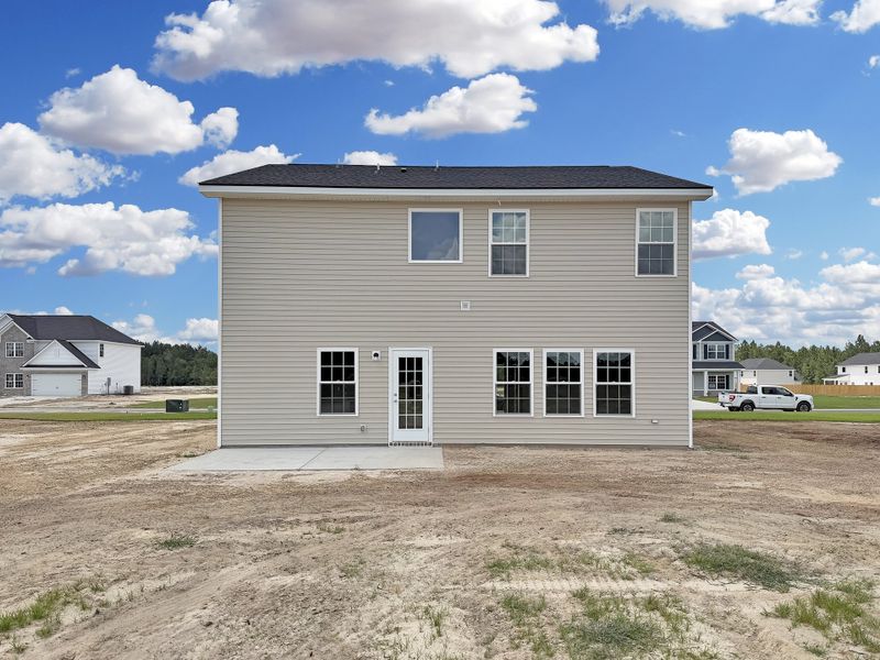 Exterior details and patio area of a home in Doctor's Creek, Ludowici (Image 2).