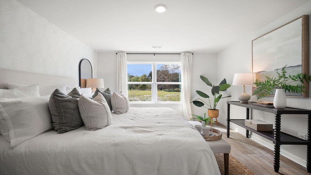Furnished interior view inside a new home in The Groves at Bees Creek, Ridgeland (Image 23).