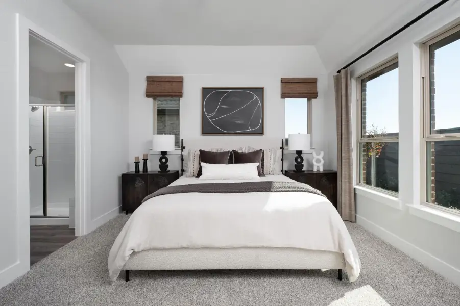 Furnished interior view inside a new home in Union Park, Little Elm (Image 8).
