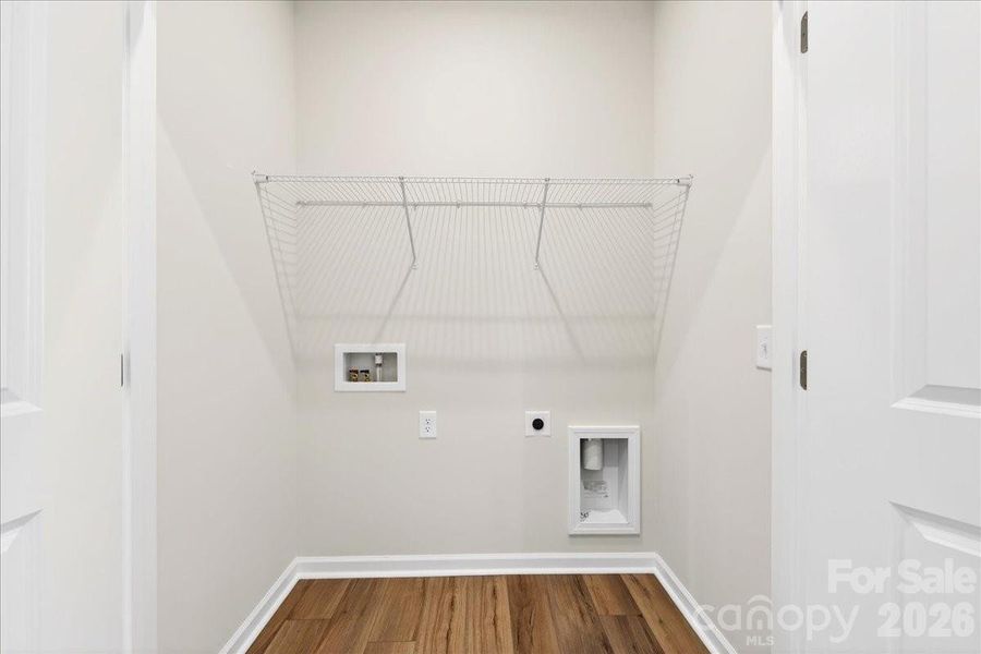 Laundry closet Laundry closet