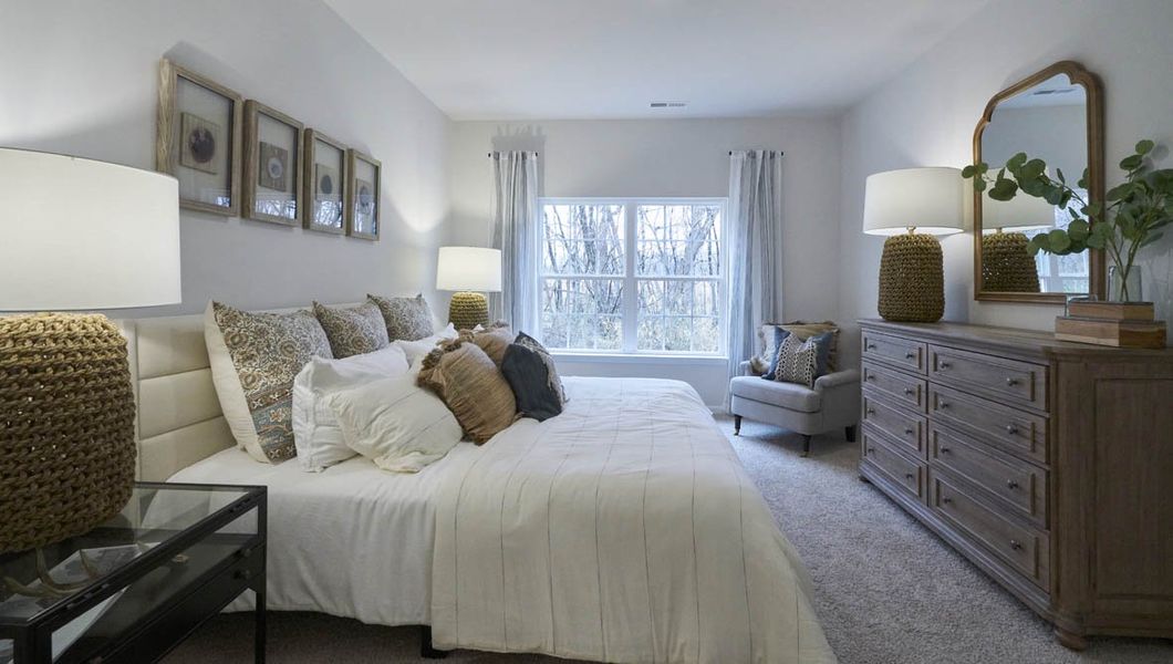 Representative furnished interior of a home built from the CALI by D.R. Horton in Raven Ridge, Lexington (Image 24).