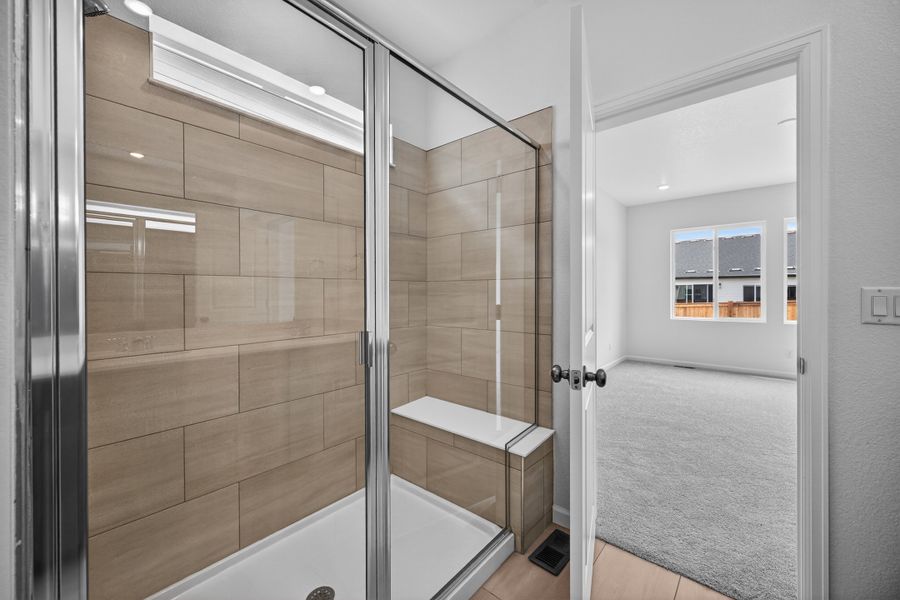 Furnished interior view inside a new home in Trailstone, Arvada (Image 13).