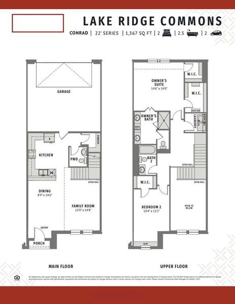 Whether you are just starting out or right sizing, our Conrad floor plan is the perfect home for you!