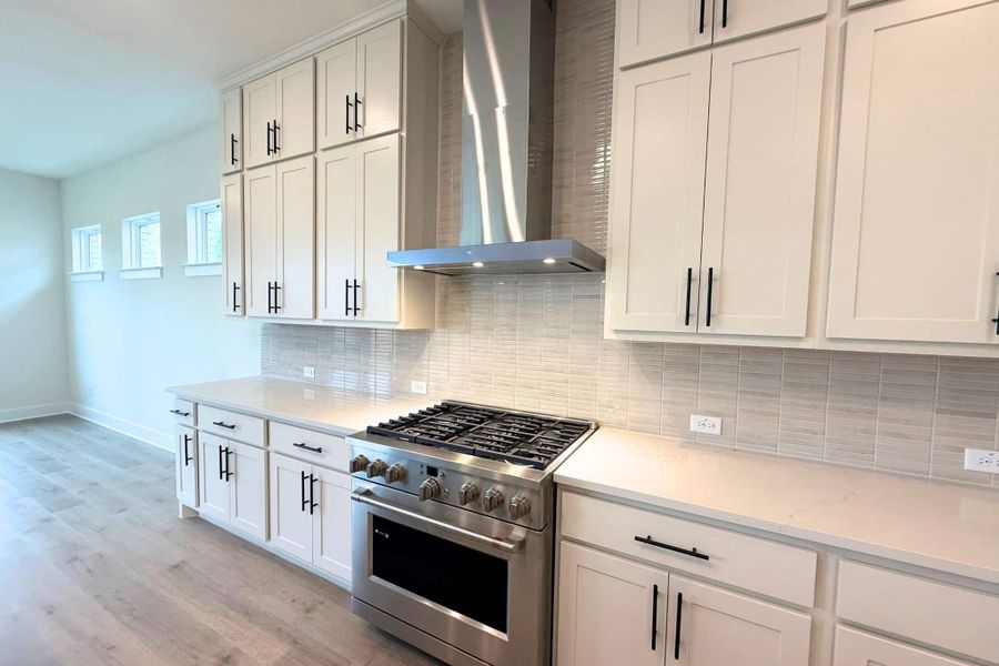 Furnished interior view inside a new home in Heights at San Gabriel, Georgetown (Image 7).