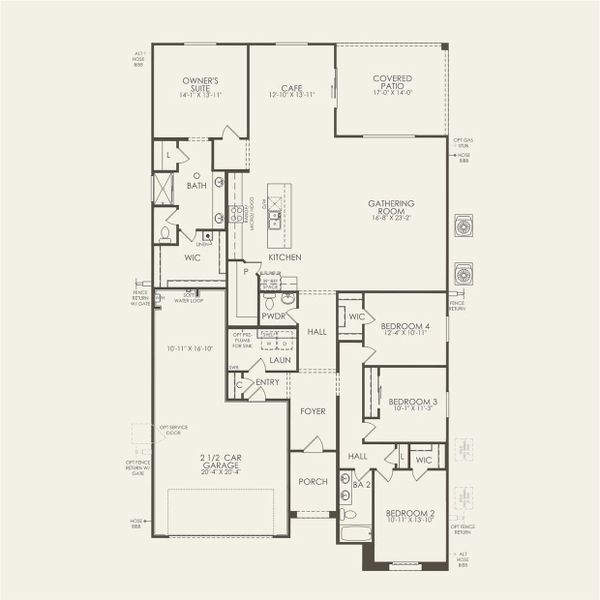 2D floor plan layout for the Parklane by Pulte Homes in Shadow Ridge, Avondale, AZ (Image 3). 2D floor plan layout for the Parklane by Pulte Homes in Shadow Ridge, Avondale, AZ (Image 3).