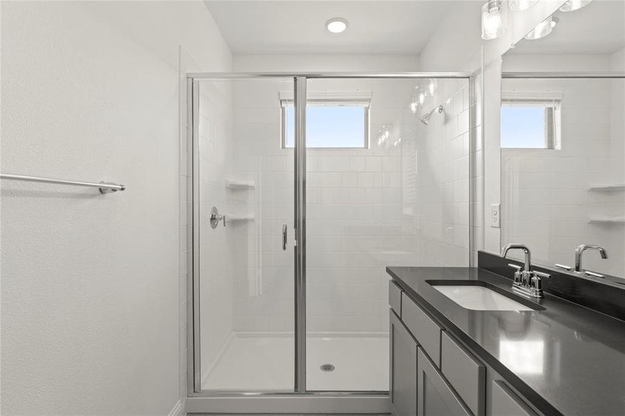 Furnished interior view inside a new home in Chelsea Commons, Allen (Image 11).