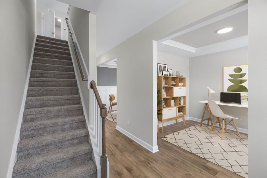 Representative furnished interior of a home built from the Magnolia by Caviness & Cates Communities in Maggie Way, Wendell (Image 15). Representative furnished interior of a home built from the Magnolia by Caviness & Cates Communities in Maggie Way, Wendell (Image 15).